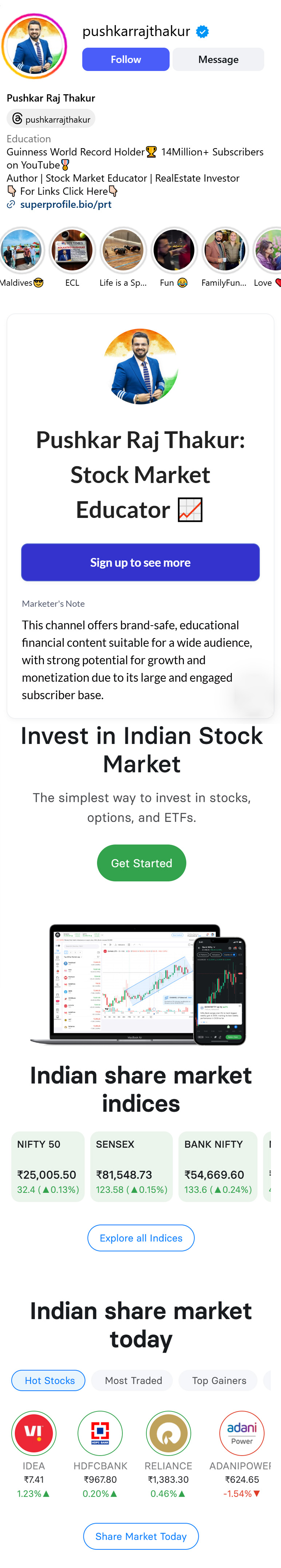 Market Chart